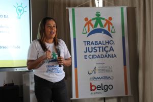 Anaximandra Abreu (vice-presidente da Amatra3 e Coordenadora do TJC na 3ª Região)